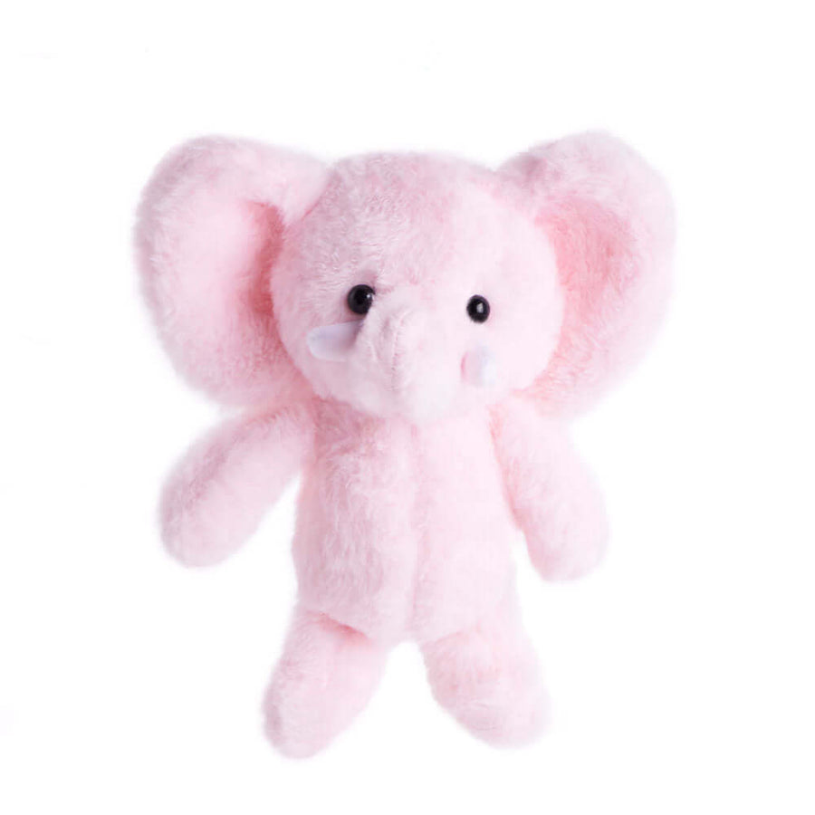 Small Pink Plush Elephant,  Cute as a button and ready for playtime, this small plush elephant, Baby Gifts from Blooms Canada - Same Day Canada Delivery.