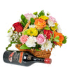 Spirits & Bountiful Mixed Rose Gift Set – Liquor Gifts – Same Day Canada delivery,Blooms Canada- Blooms Canada Delivery