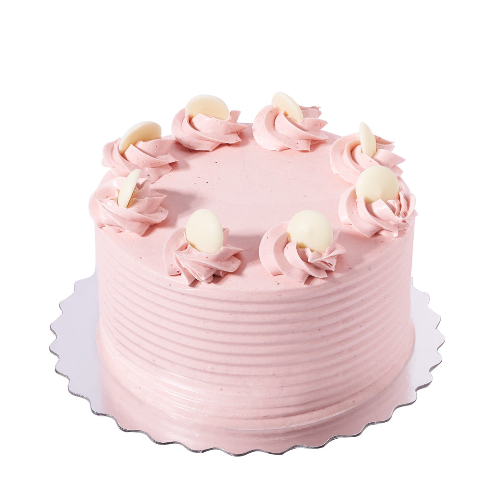 Strawberry Vanilla Cake – Canada Blooms - Canada Delivery