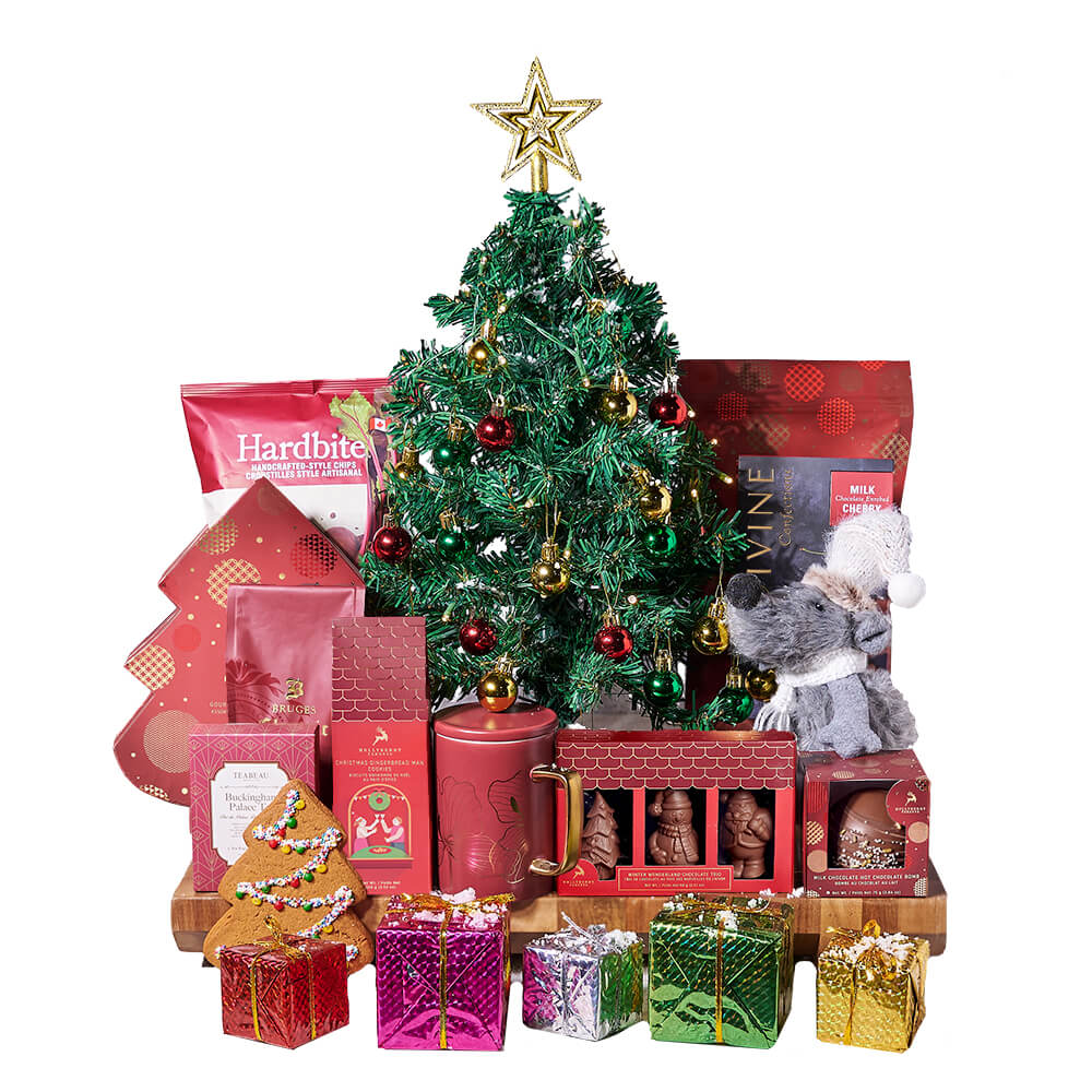 Sweet Treats Under the Tree Gift, christmas gift, christmas, holiday gift, holiday, gourmet gift, gourmet – Canada Blooms - Canada Delivery