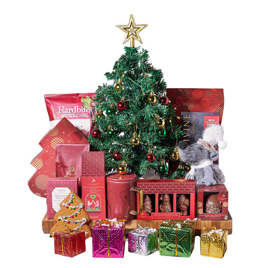 Sweet Treats Under the Tree Gift, christmas gift, christmas, holiday gift, holiday, gourmet gift, gourmet