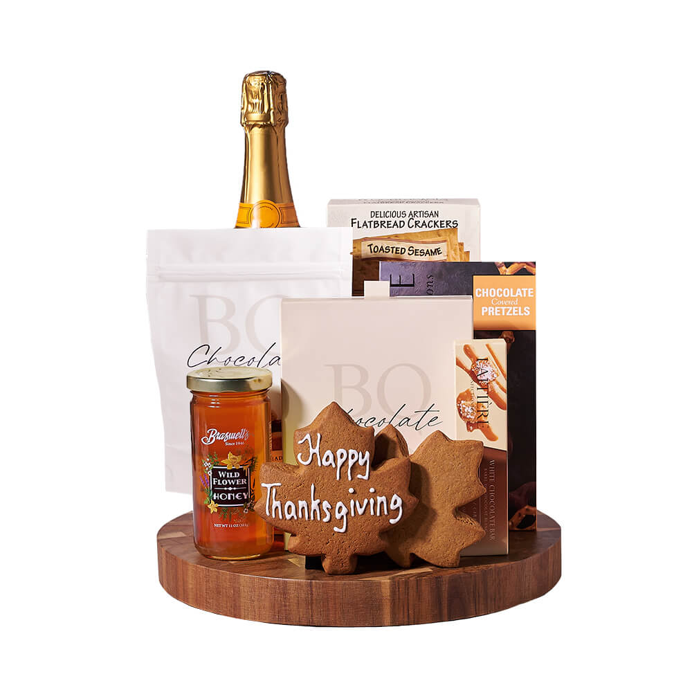 Thanksgiving Champagne & Snack Gift Board, champagne gift, champagne, sparkling wine gift, sparkling wine, gourmet gift, gourmet, thanksgiving gift, thanksgiving. – Canada Blooms - Canada Delivery