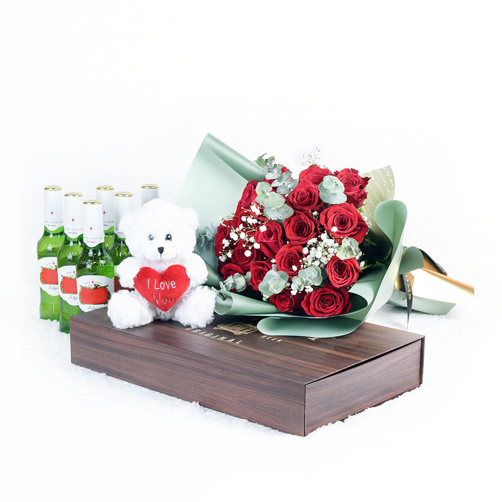 Time To Celebrate Flowers & Beer Gift – Canada Blooms - Canada Delivery