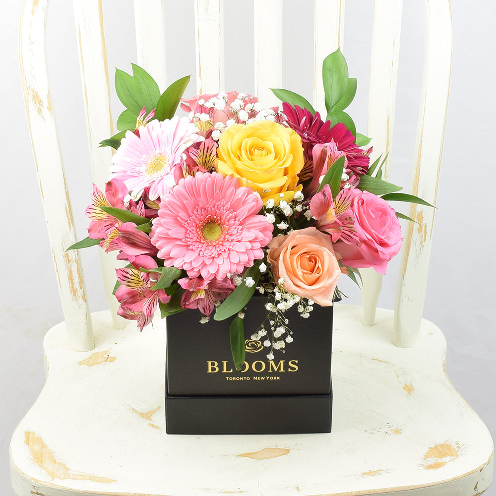 Touch of Spring Box Arrangement – Canada Blooms - Canada Delivery