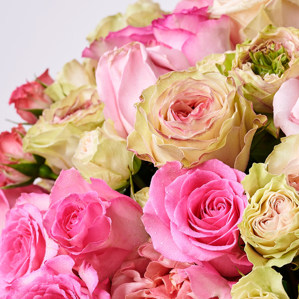 Ultimate Blushing Rose Gift, gift baskets, mother’s day gifts, gifts – Canada Blooms - Canada Delivery