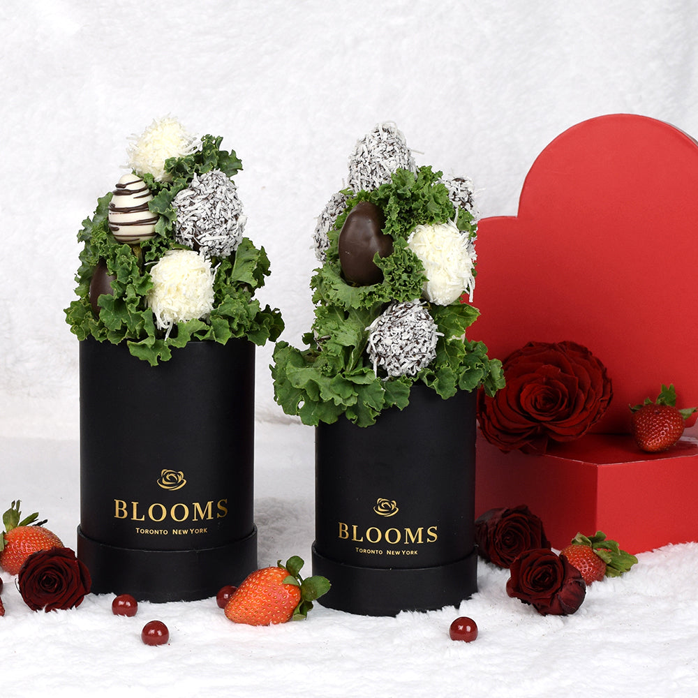 Valentine's Day 10 Chocolate Dipped Strawberries, – Canada Blooms - Canada Delivery