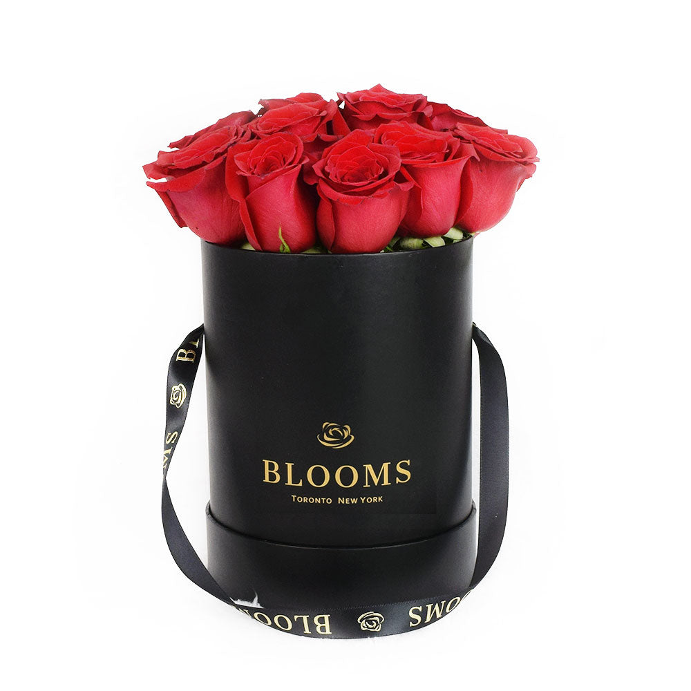 Valentine's Day 12 Red Rose Gift Box, – Canada Blooms - Canada Delivery