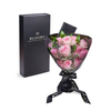 Valentine's Day 12 Stem Pink Rose Bouquet With Designer Box, Blooms Canada- Blooms Canada Delivery