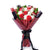 Valentine's Day 12 Stem Red & White Rose Bouquet