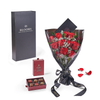 Valentine’s Day Dozen Red Rose Bouquet With Box & Chocolate, Valentine's Day gifts, roses, Canada Same Day Flower Delivery, Blooms Canada Delivery