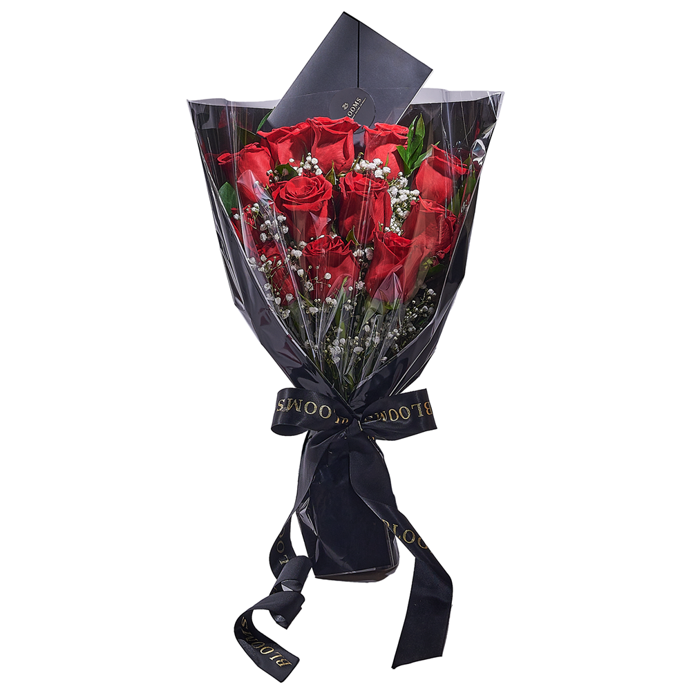 Valentine's Day Dozen Red Roses Bouquet, roses, bouquet, Canada Same Day Flowers Delivery, Valentine's Day gifts.– Canada Blooms - Canada Delivery