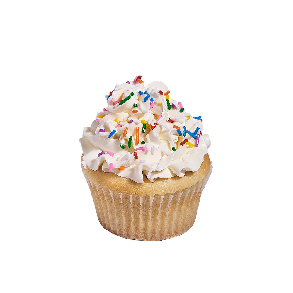 Vanilla Cupcakes with Sprinkles – Canada Blooms - Canada Delivery