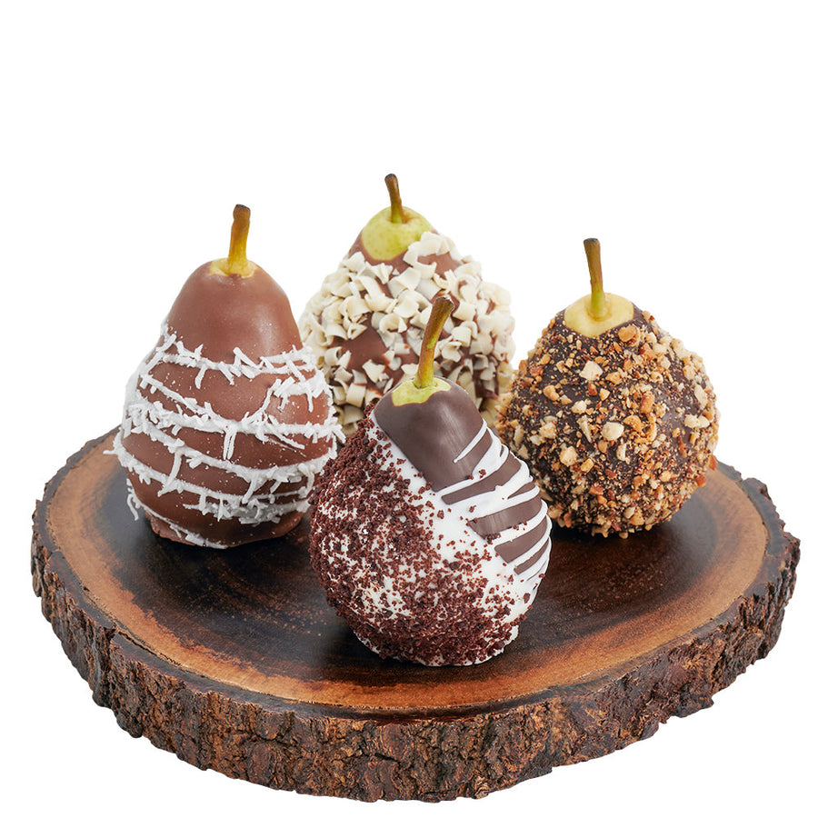 Chocolate Dipped Pears - Chocolate Gift - Same Day Blooms Canada Delivery