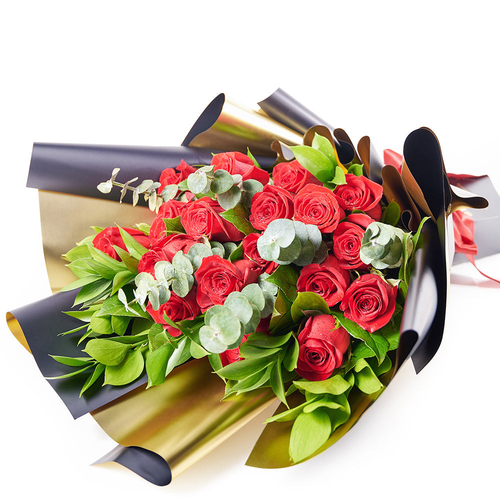 Red rose bouquet. Same Day Canada Delivery
