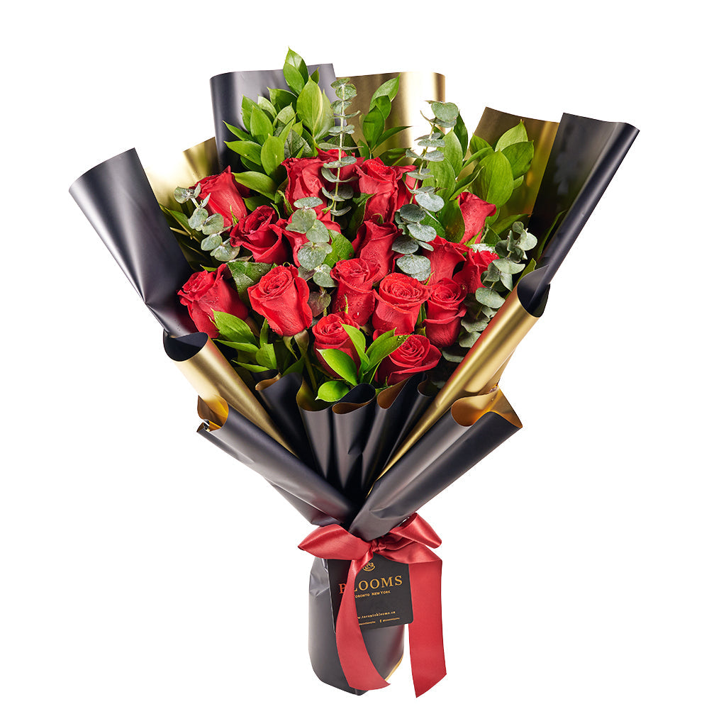 Red rose bouquet. Same Day Canada Delivery