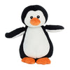 Cuddle Buddy Penguin 9" : Cuddle Buddy Penguin, Super soft and plump, with black emboridered eyes, orange fabric bill, black and white thick plush body, and orange feet. Black and whie plush penguin is&nbsp; 9" tall. – Canada Blooms - Canada Delivery
