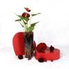 Valentine's Day Statement Red Anthurium. Blooms Canada- Blooms Canada Delivery