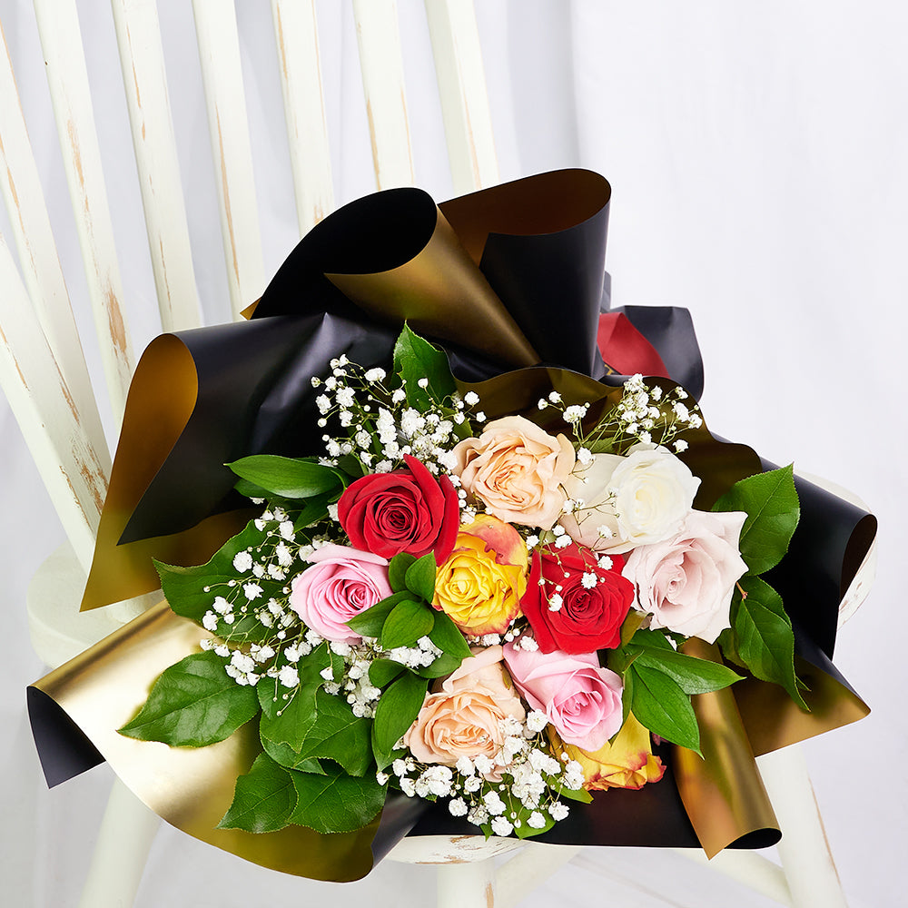 Enduring Charm Rose Bouquet – Canada Blooms - Canada Delivery
