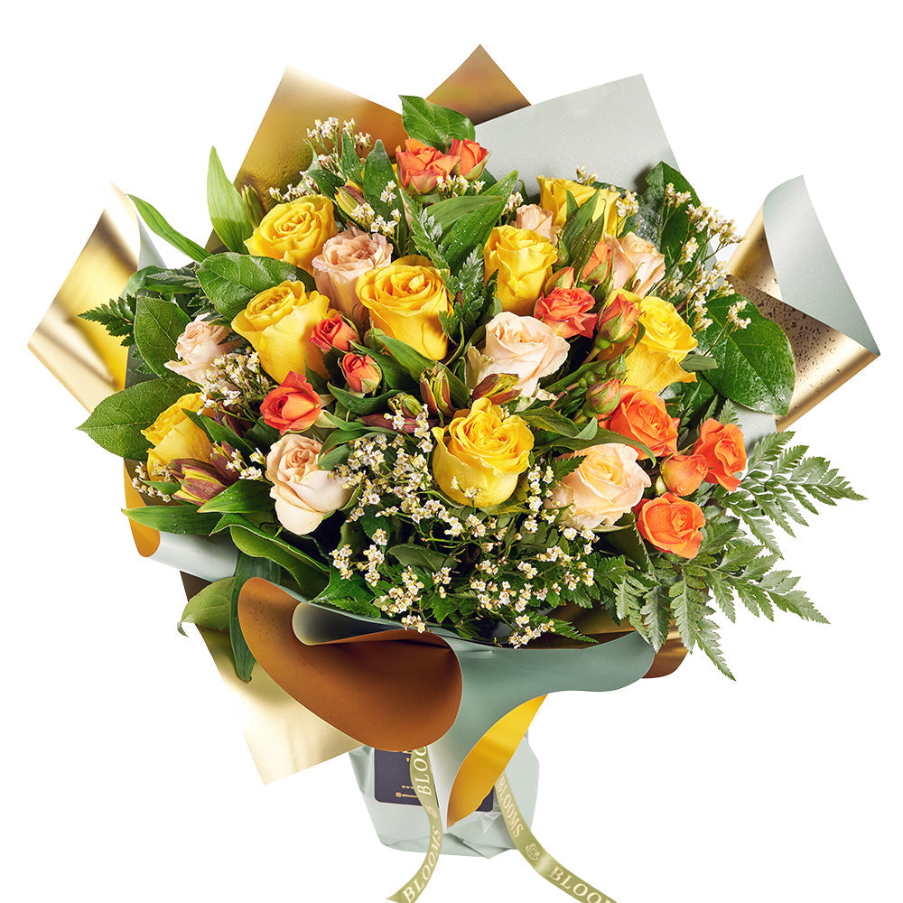 Mixed Rose Bouquet – Canada Blooms - Canada Delivery