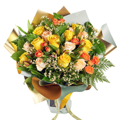 Blooms Canada Same Day Flower Delivery - Blooms Canada Flower Gifts - Mixed Rose Bouquet