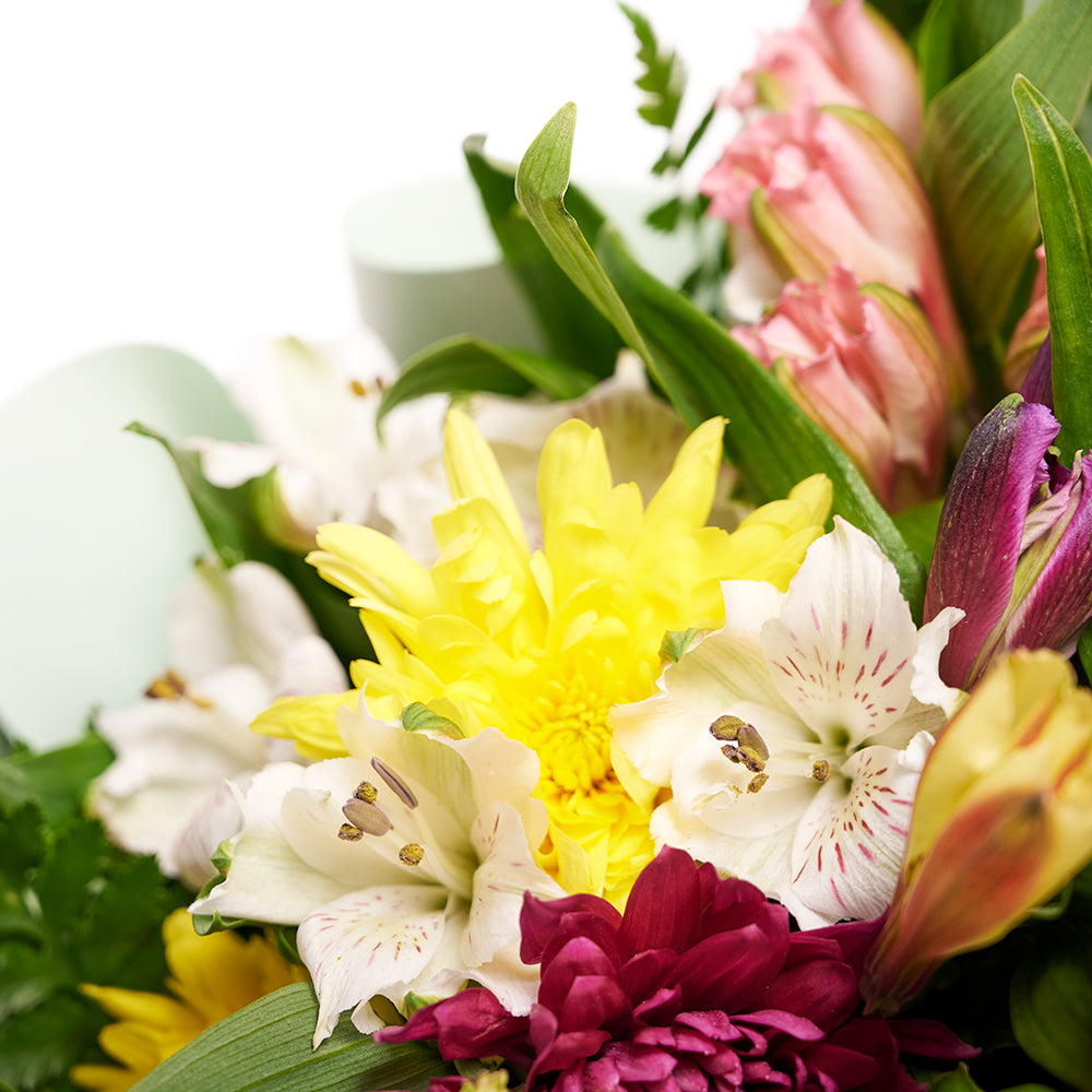 Eternal Sunshine Mixed Peruvian Lily Bouquet - Mixed Floral Bouquet Gift – Canada Blooms - Canada Delivery