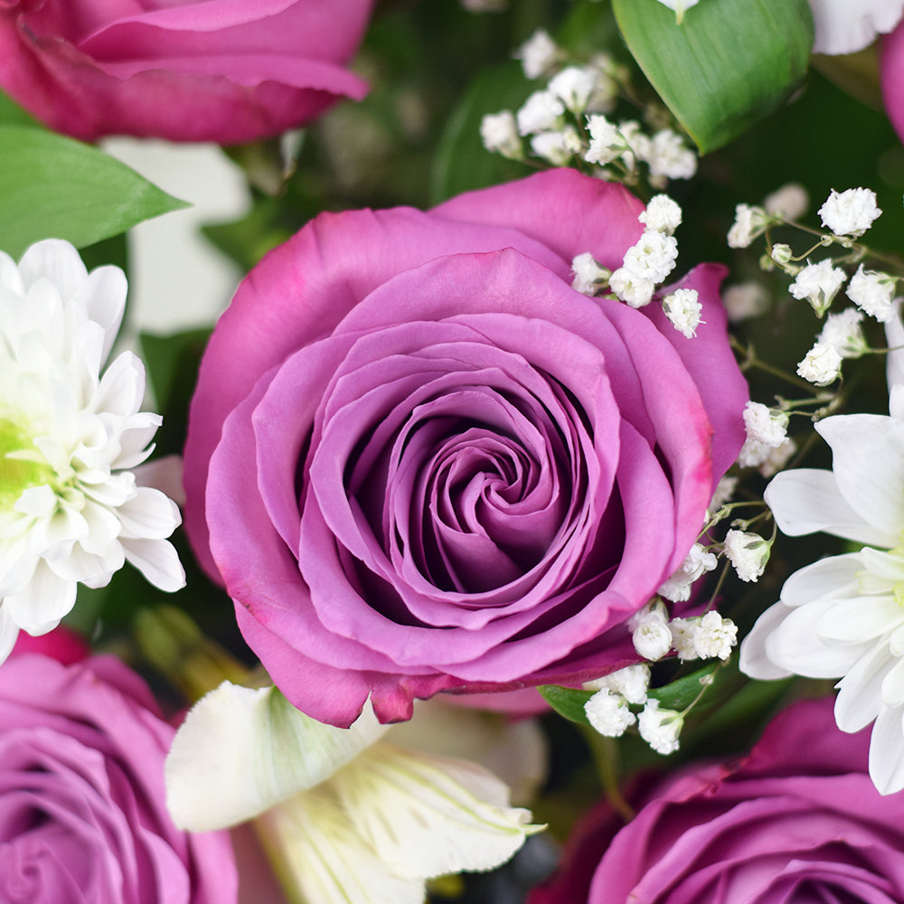 Exquisite Blooms Mixed Arrangement, floral gift baskets, gift baskets, flower bouquets, floral arrangement – Canada Blooms - Canada Delivery