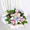 Graceful Blue Hydrangea Bouquet – Mixed Bouquets– Blooms Canada delivery