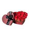 Heart Box of Red Roses, rose box, rose, flower gift, flower, valentines gift, valentines, gift box, gift, Blooms Canada Delivery