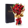 Valentine's Day 12 Stem Red Rose Bouquet With Designer Box, Canada Same Day Flower Delivery, roses, Valentine's Day gifts. Blooms Canada- Blooms Canada Delivery
