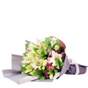 Kiss of Pink Rose & Lilies Bouquet - Flower Bouquet Gift - Same Day Blooms Canada Delivery