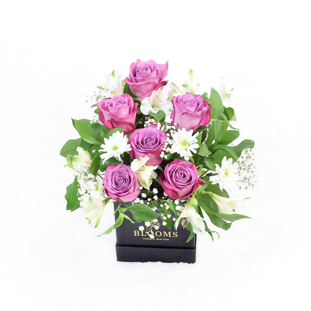 Livewire Lilies Chocolate Wine Flower Gift – Canada Blooms - Canada Delivery