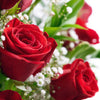 Red rose basket arrangement. Same Day Blooms Canada Delivery
