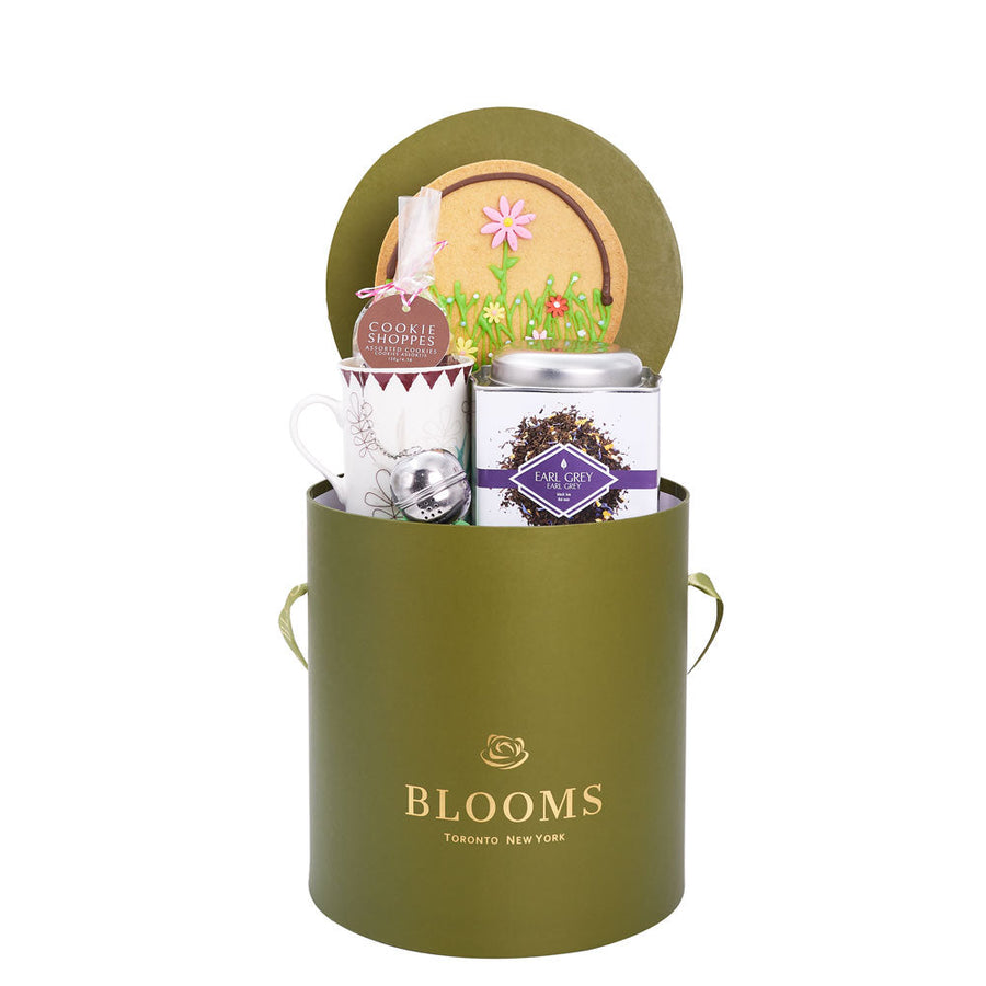Mother’s Day Tea & Cookie Gift Box – Mother’s Day Gift Baskets –Blooms Canada delivery
