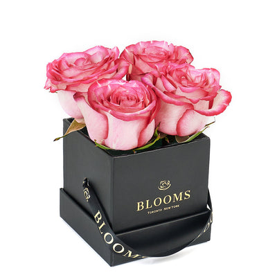 Mother’s Day Demure Pink Rose Gift - Roses Hat Box - Same Day Blooms Canada Delivery