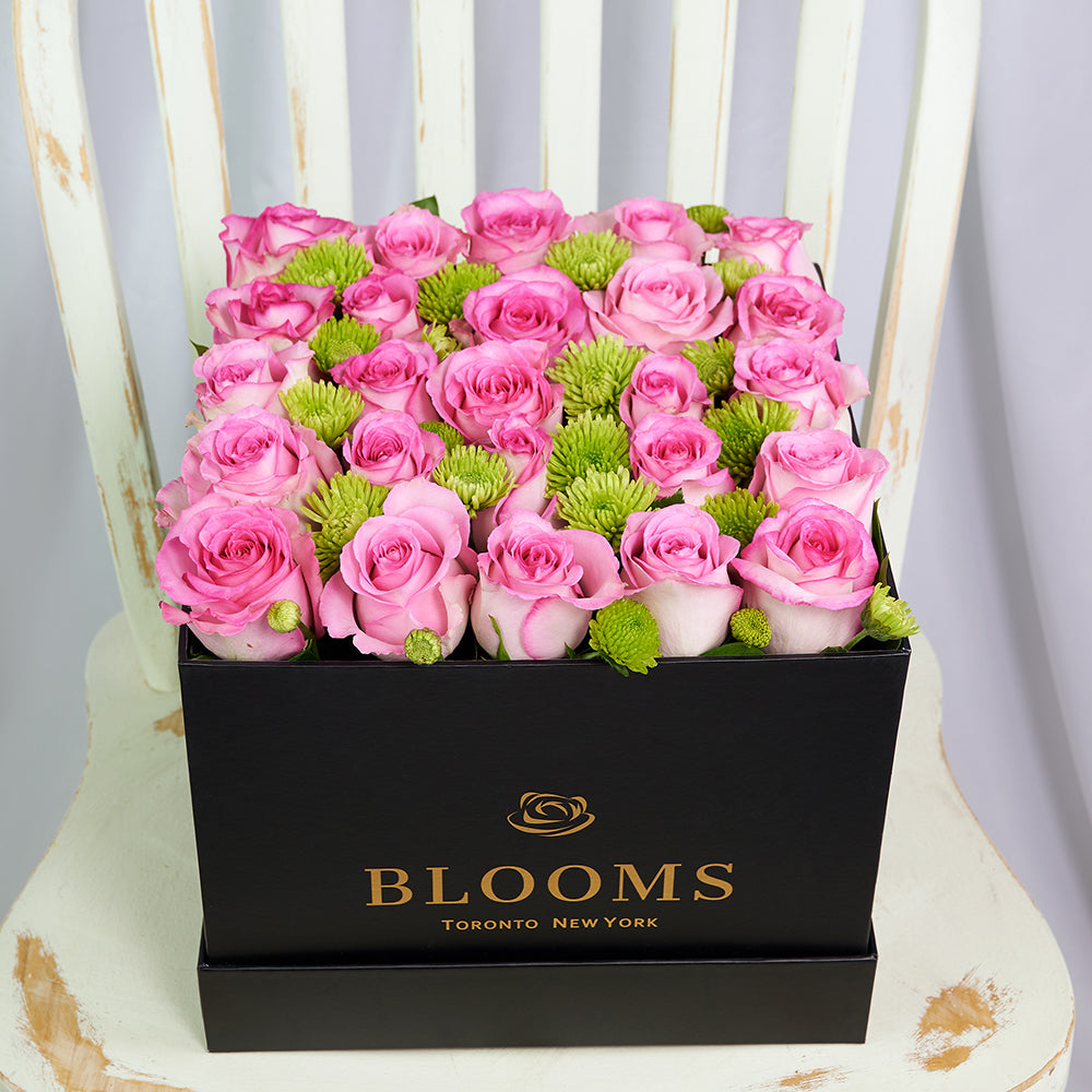 Mother’s Day Large Pink Rose Box Gift – Mother’s Day Gifts – Canada Blooms - Canada Delivery