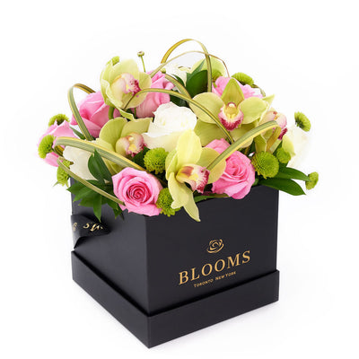 Orchid & Rose Forever Floral Gift - Floral Arrangement Gift - Same Day Blooms Canada Delivery