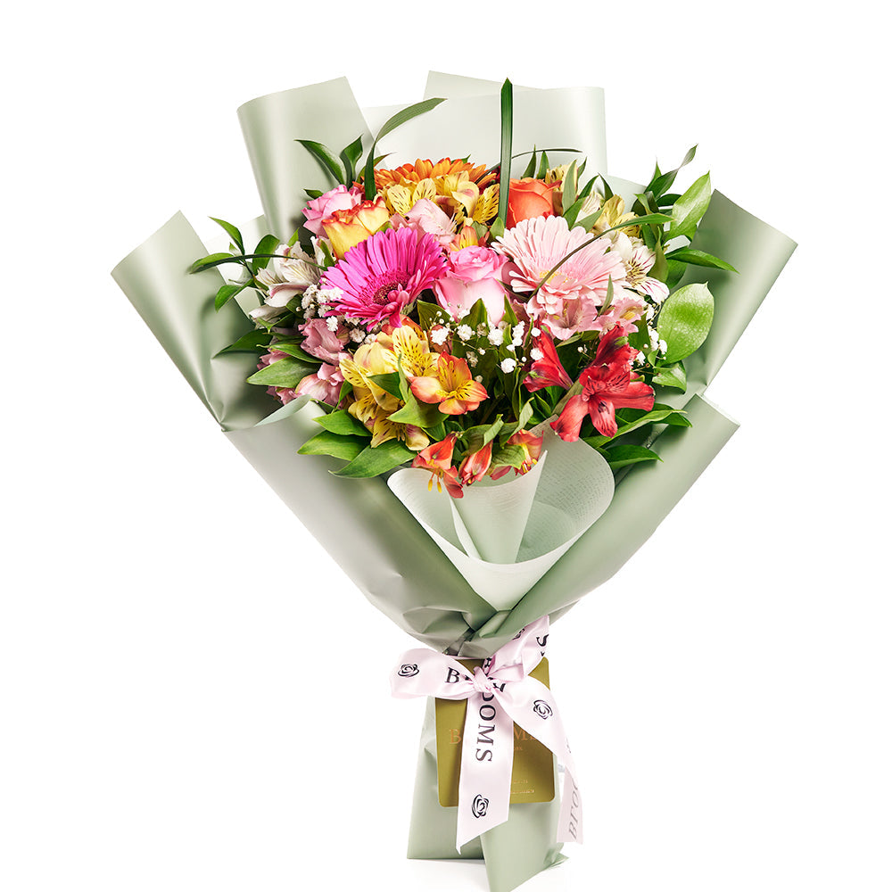 Parisian Brilliance Peruvian Lily Bouquet - Mix Floral Bouquet Gift – Canada Blooms - Canada Delivery