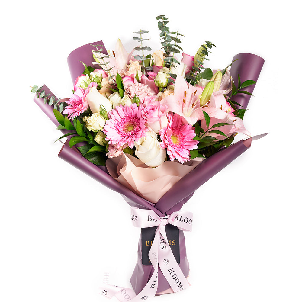Pastel Pink Variety Bouquet – Canada Blooms - Canada Delivery
