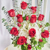 Rose & hydrangea floral arrangement. Same Day Canada Delivery, Blooms Canada Delivery