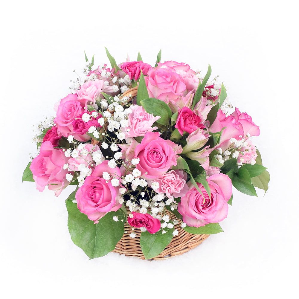 Simply Sweet Spring Flower Basket – Canada Blooms - Canada Delivery