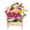 Slice of Nature Garden Chair  - Mixed Flower and Chair Gift Set - Same Day Canada Delivery, Blooms Canada Delivery