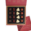 Stunning Wine & Truffle Pairing Gift, bottle of wine and a box of wine-inspired chocolate truffles, Wine Gifts from Blooms Canada - Same Day Canada Delivery.