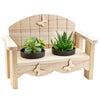 Succulent Greenhouse planter bench arrangement with a potted succulent. Same Day Blooms Canada Delivery