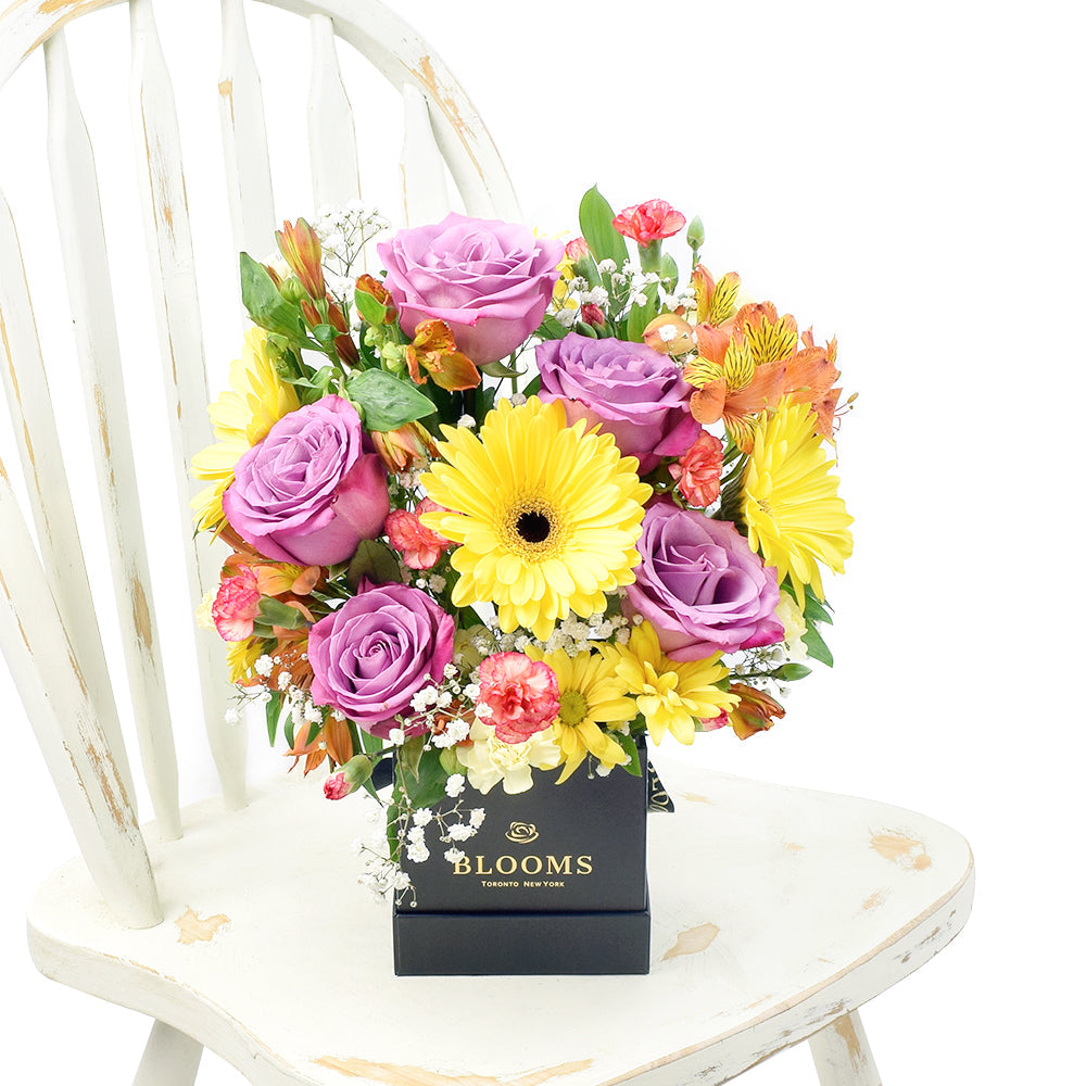 Summer Dreams Mixed Arrangement, floral gift baskets, gift baskets, flower bouquets, floral arrangement – Canada Blooms - Canada Delivery