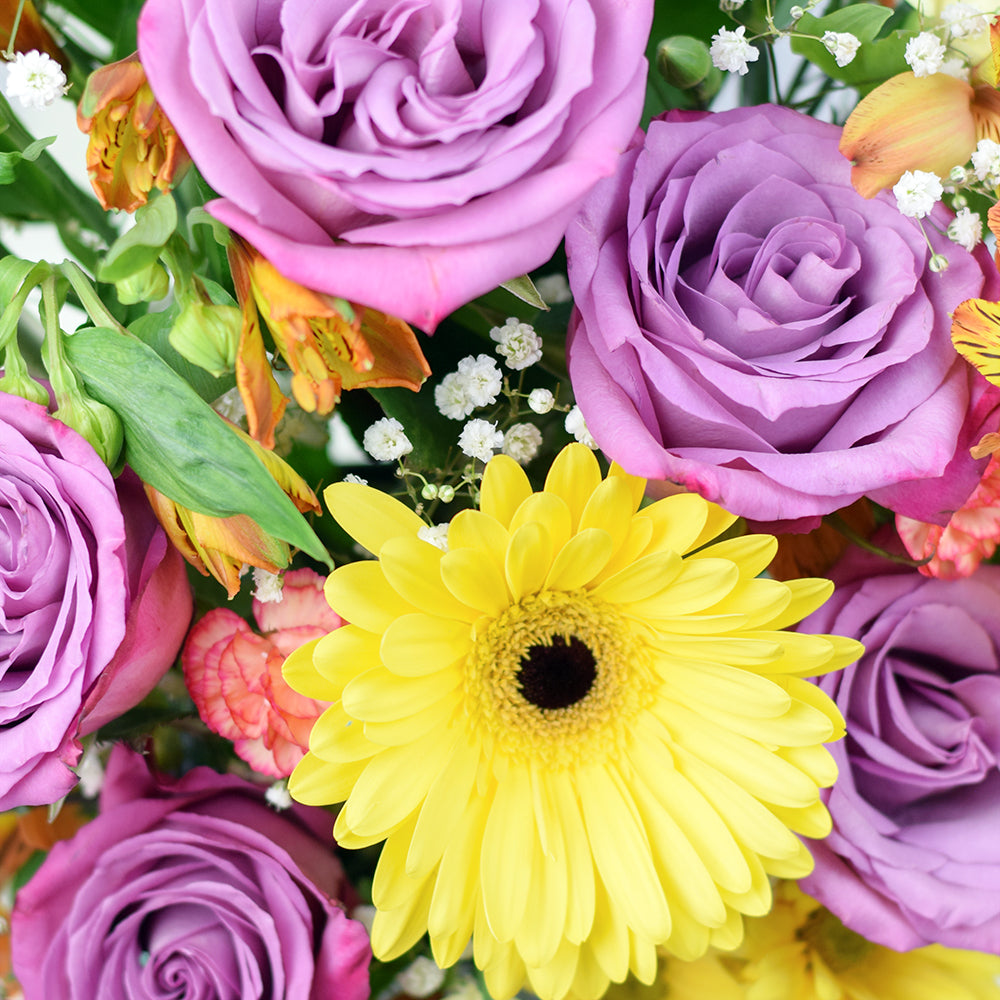 Summer Dreams Mixed Arrangement, floral gift baskets, gift baskets, flower bouquets, floral arrangement – Canada Blooms - Canada Delivery