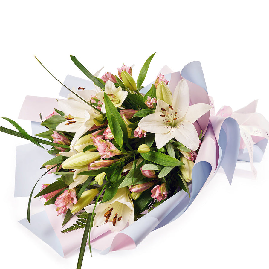 Summer Splash Lily Bouquet – Canada Blooms - Canada Delivery