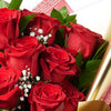 Valentine's Day 12 Stem Red Rose Bouquet With Box & Bear, plush, roses, Valentine's day gifts, Canada Same Day Flower Delivery. Blooms Canada - Blooms Canada Delivery