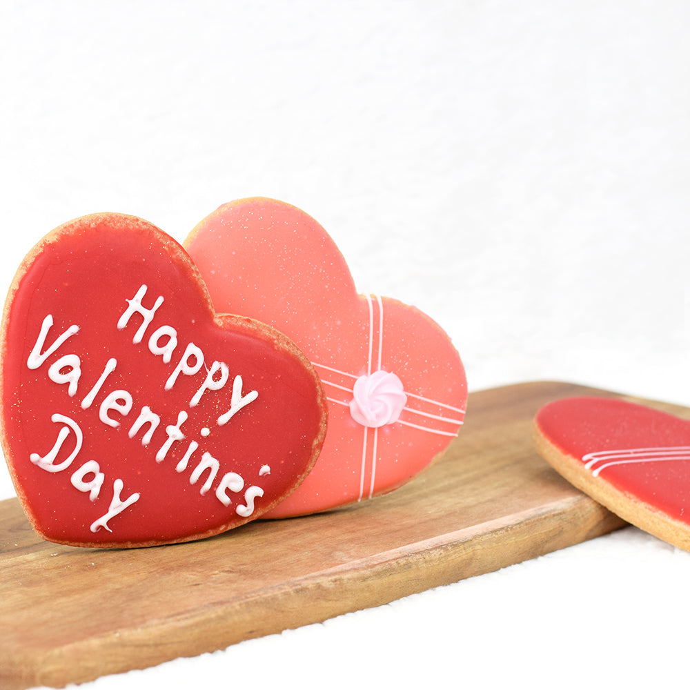 Indulge the dessert connoisseur in your life with our delectable Valentine's Day Assorted Heart Cookies, – Canada Blooms - Canada Delivery