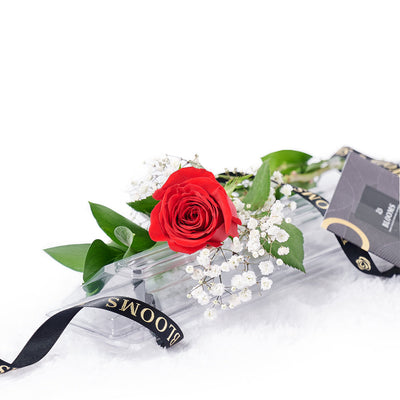 Valentine's Day Single Red Rose, Canada Same Day Flower Delivery, Valentine's Day gifts, roses. – Canada Blooms - Canada Delivery