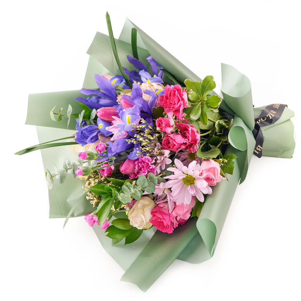 Canada Same Day Flower Delivery - Canada Flower Gifts - Iris Bouquet, Blooms Canada Delivery